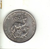 Bnk mnd Djibouti 100 franci 2004 , camile, Africa, Nichel