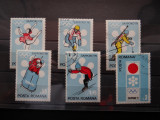 LP778-Jocurile olimpice de iarna Sapporo-serie completa stampilata 1971