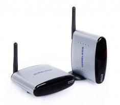 Wireless 2.4GHz AV Transmitter &amp;amp; Receiver Audio Video 150m foto