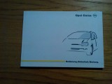 OPEL CORSA Bedienung, Sicherheit, Wartung - manual de utilizare, 1997, 167 p.
