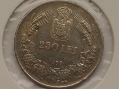 A.339 - ROMANIA - 250 LEI 1939 - ARGINT foto