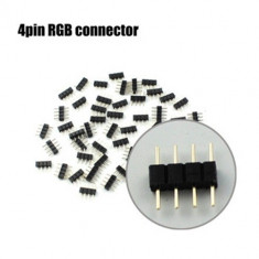 10x 4pin M-M 5050 RGB LED Strip Connector Solderless AL074 foto