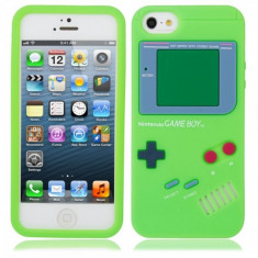 Game Boy Style Protective Silicone Cover Case for iPhone 5 Green WW87006987 foto