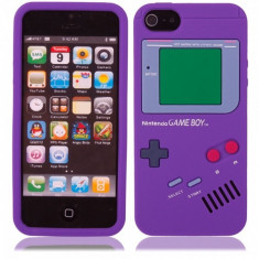 Game Boy Style Protective Silicone Cover Case for iPhone 5 Purple WW87006997 foto