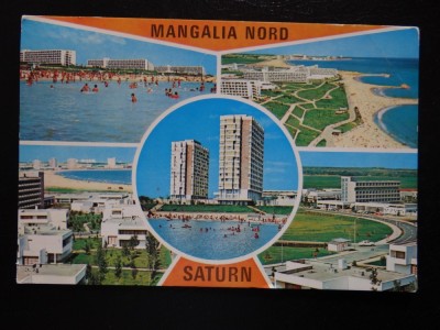 SEPT15-Vedere/Carte postala-Mangalia Nord Saturn-circulata foto