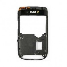 Carcasa mijloc BlackBerry Torch 9800 Originala Neagra foto