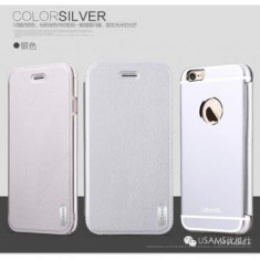 Husa Usams Sailling Series Iphone 6 Argintie foto