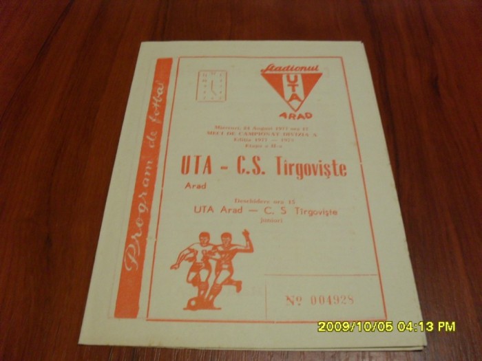 program UTA - C.S. Targoviste