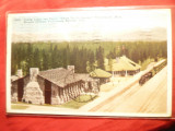 Ilustrata Gara si Depou Union Pacific System Yellowstone 1929 SUA