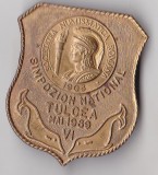 Insigna Societatea Numismatica Romana Tulcea Mai 1989 , Simpozion National