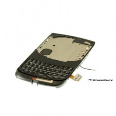 Carcasa rama mijloc cu tastatura BlackBerry Torch 9800 Originala Neagra foto