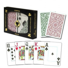 Set carti joc Copag Poker Size Jumbo Index 100% Plastic foto