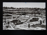 SEPT15-Vedere/Carte postala-Mangalia-Ruinele cetatii Callatis-vedere alb-negru, Circulata, Printata