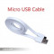 Cablu date Usams microUSB Alcatel One Touch Ultra OT-995 Alb