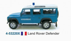 Macheta Land Rover Defender, jandarmerie, 1:43 foto