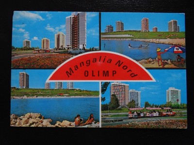 SEPT15-Vedere/Carte postala-Mangalia Nord-Olimp-circulata foto