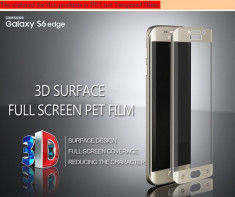 Folie Pet curbata protectie totala display-ul curbat Samsung Galaxy S6 Edge foto