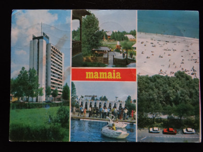 SEPT15-Vedere/Carte postala-Mamaia-Hotel Perla-circulata foto