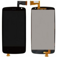 Display cu touchscreen HTC Desire 500 Original Negru foto