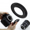 Inel inversor 52mm macro pentru obiective cu montura DSLR Canon EOS