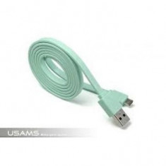 Cablu date Usams microUSB Samsung s3350 Ch@t 335 Verde foto