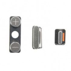 Set butoane laterale Apple iPhone 4S Argintii foto
