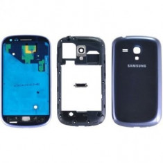 Carcasa Samsung I8190 Galaxy S3 Mini Originala Albastra foto