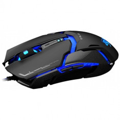 Mouse E-Blue Auroza Type-IM, 4000 dpi, USB, Negru foto