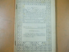 Revista de muzica arta populara si folklor Tudor Pamfile 1926 ianuarie - aprilie foto