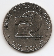 Statele Unite (SUA) 1 Dolar 1976 - (Bicentennial) Cu-Ni, 38.1 mm, KM-206 (3) foto