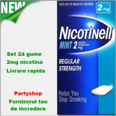 Nicotinell Menta 2mg - Set 24 gume (la fel ca Nicorette) foto