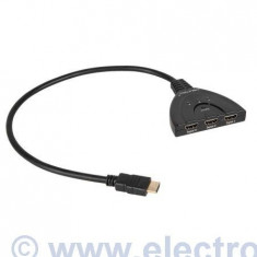 ADAPTOR HDMI CABLU 1 INTRARE 3 IESIRI foto