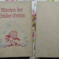 Basmele fratilor Grimm , Berlin , 1937 , ilustrata color deosebit