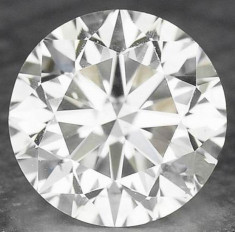 DIAMANT NATURAL ALB-certificat de autenticitate-0,287ct.-4,02 mm - SUPER PRET ! foto