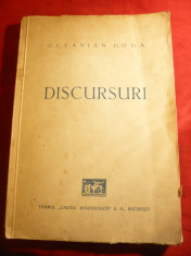 Octavian Goga - Discursuri - Prima Ed. 1942 publicata postum foto