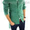 Palton tip ZARA verde - palton barbati - palton slim fit - cod 5362