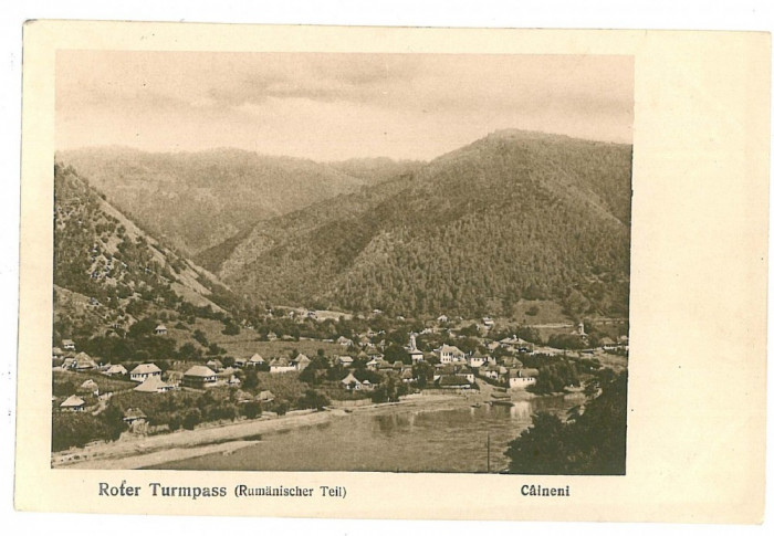 343 - CAINENI, Valcea, Valea Oltului - old postcard - unused
