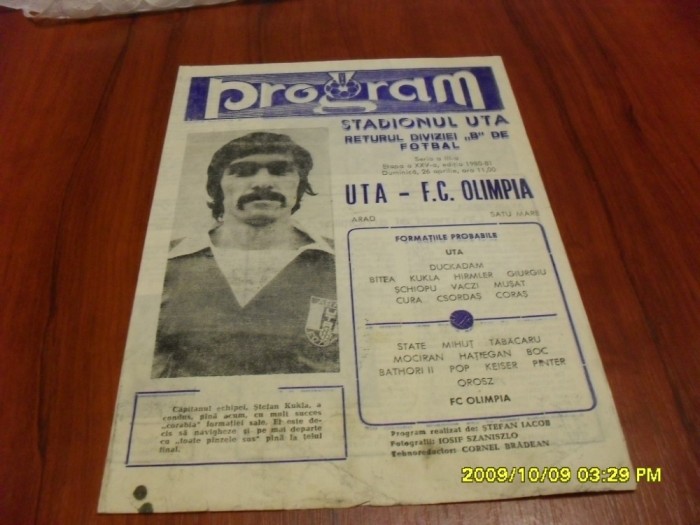 program UTA - Olimpia S.M.