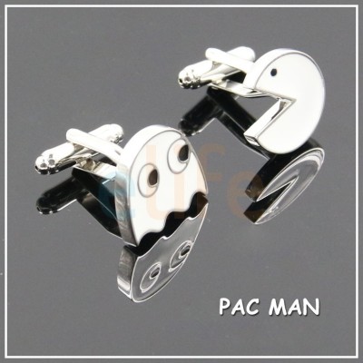 Butoni camasa model SUPER EROU PAC MAN + cutie simpla cadou foto