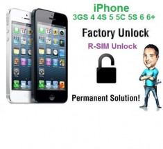 Decodari iPhone Officiale Neverlocked 3GS 4 4S 5 5C 5S 6 &amp;amp; 6+ foto