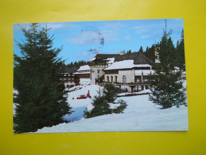 HOPCT 15765 POIANA BRASOV-hotel sport /iarna 1970 -JUD BRASOV [CIRCULATA]