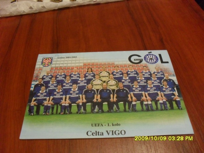 program Sigma Olomuc - Celta Vigo
