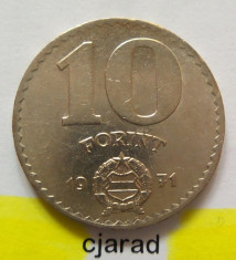 Moneda 10 Forinti - UNGARIA, anul 1971 *cod 1575 xf/a.UNC foto