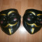 Masca Anonymous, Guy Fawkes, Masca V for Vendetta Negru, Rezistenta