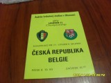 program Cehia - belgia u-21