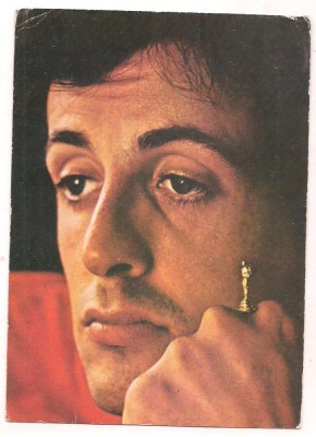 % carte postala-ACTORI SI INTERPRETI-Sylvester Stallone foto