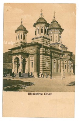 2958 - SINAIA, Prahova, Monastery - old postcard - unused foto