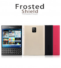 Husa BlackBerry Passport Super Frosted by Nillkin Black foto