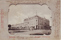 Romania,Temesvar,Timisoara Jozefini carte postala circul. 1901: Casa de Depuneri foto