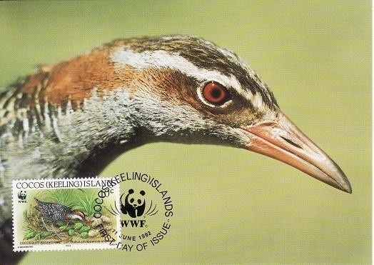 2871 - carte maxima Cocos 1992